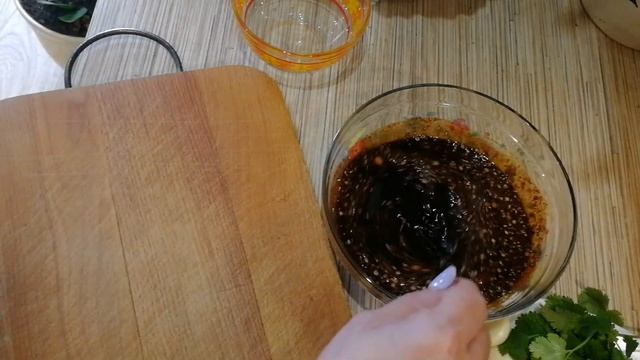Соевый соус ароматный, заправленный по - корейски! Соус для пельменей и мантов!!!