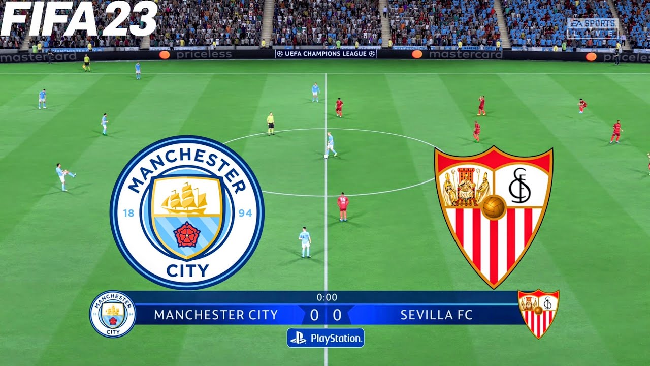 FIFA 23 - Man City vs. Sevilla - UEFA Champions League 22_23  PS5 _ 4K (RusGameTactics )