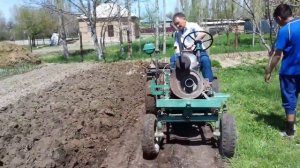 Самодельный мини трактор Двигатель "Зид"