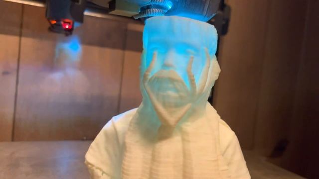3D printing of a human body on Voron 2.4R2, scan made by Revopoint POP2
