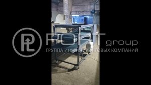 Пресс-конвейер по склеиванию вспененного полиэтилена в листах для компании «Гемма Графикс»