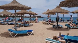 Отель Sunrise Garden Beach и Mamlouk Palace, Хургада. Видео-обзор пляжа.Египет-май 2021