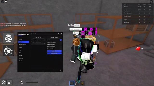 KAT script GODMODE, KILLALL, AIMBOT, ESP INSANE SCRIPTS смотреть онлайн