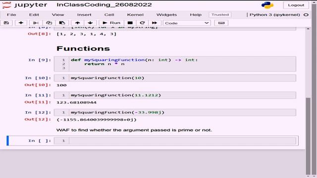 ಧಾರಿಣಿ ಅಕಾಡೆಮಿ | PYTHON Programming CLASS 2 | FUNCTIONS and LAMBDA | DHAARINI ACADEMY смотреть онлайн