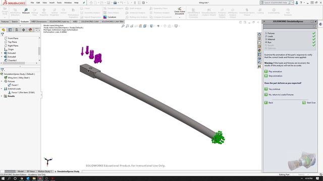 SolidWorks - Introduction to Finite Element Analysis | No. 1