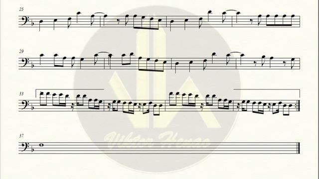 🎼 Partitura SHAKIRA - BZRP # 53- Trombón – Biblioteca de Partituras смотреть онлайн