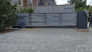 Откатные ворота с быстрой автоматикой