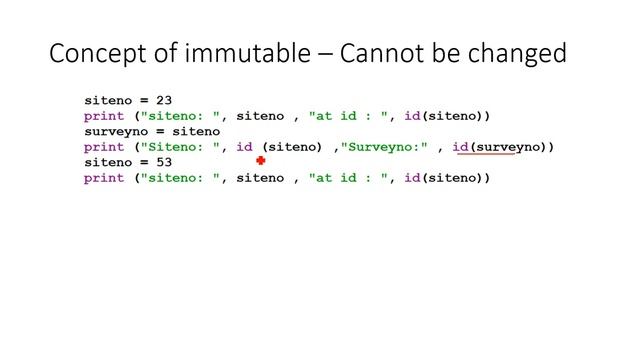 Python - Concept of Immutable #Immutable #integer #Float #ReferenceVariable