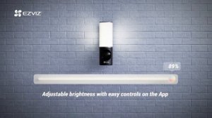 EZVIZ LC3 | Brightness-Adjustable Wall Light Security Camera