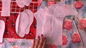 Кукла-пакетница «Два весёлых гуся» 1часть