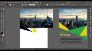 Adobe illustrator cc |  How To Create Simple Creative Company Profile Pt1