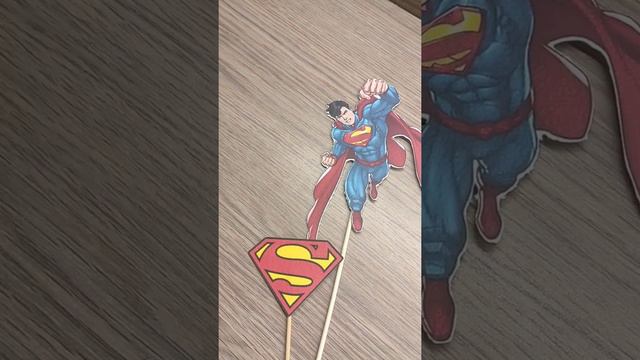 Superman Cake Topper