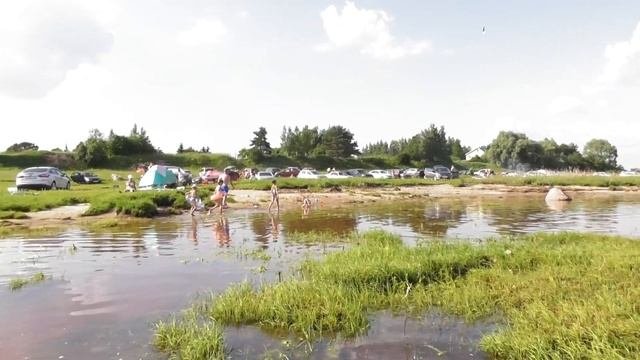 Отдых в Новгородской области, обзор пляжа в Курицко