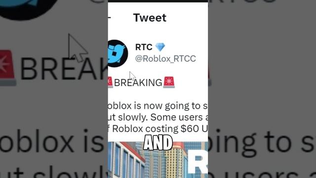 ROBLOX is no longer FREE…? смотреть онлайн