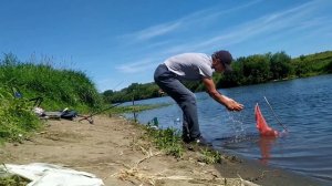 рыбалка на кормушку на леща река Сылва 14.07.2021