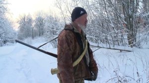 Охота на зайца в Тульской области HD