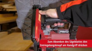Umbau Einhell Kapp-Gehrungssäge TC MS 3017 T mit Obertisch zur Tischkreissäge