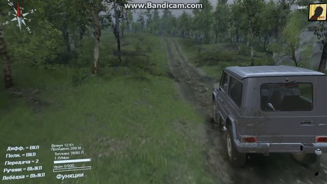 SpinTires Mercedes-Benz G320 CDi Как инфинити!