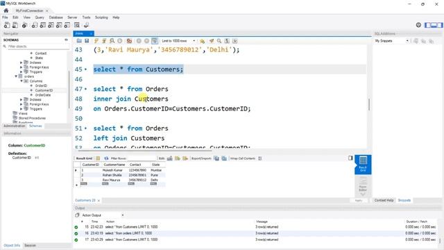 #10 -  Examples of All types of Joins in MySQL | SQL Tutorial