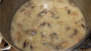Суп-пюре из шампиньонов