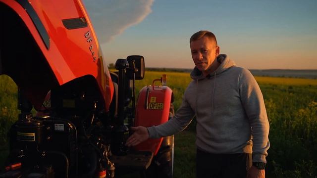 Подробный обзор минитрактора DONGFENG 244 без кабины! смотреть онлайн