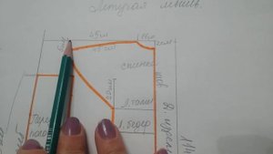 Выкройка платья Летучая мышь, без выточек с цельнокроеным укороченным рукавом.mp4