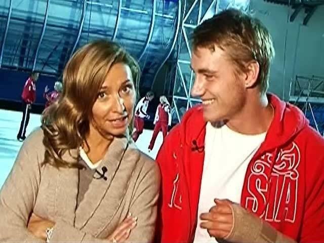 Третий этап. Татьяна Навка, Алексей Воробьев. Трен.... Лед и пламень. Фрагмент выпуска от 03.10.2010