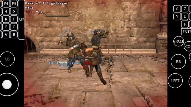 WINLATOR / Prince of Persia : Forgotten Sands PC game test on android