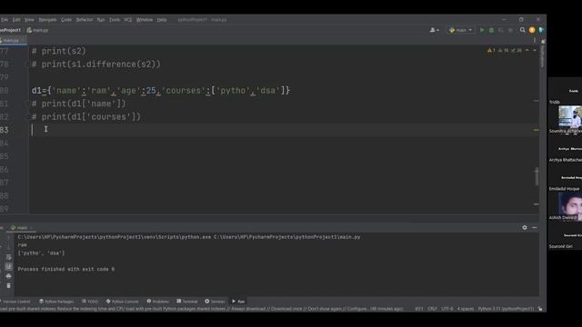 Core Python (Data Science) Training Session 3 | PCS Global | by Emdadul Hoque as on 15th April 2023 смотреть онлайн