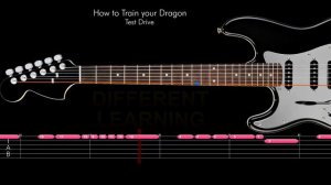 How to Train your Dragon - Test Drive - Guitar Tutorial TABS