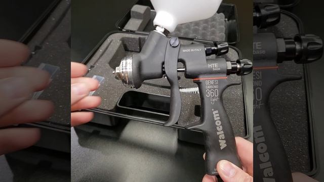 Обзор краскопульта Walcom Genesi carbonio 360 light base 2020 1.3mm смотреть онлайн