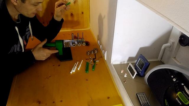 Как заделать просверленное отверстие в ППР трубе? Классные насадки на паяльник с Аллиэкспресс. смотреть онлайн