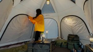 Самостоятельный поход под дождем с палаткой в одно касание за 1 минуту 
피치림 Peach Rim