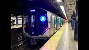 MTA NYC Subway Kawasaki R211 30-Day Revenue Test On The A Train Week 1 Compilation (March 2023)