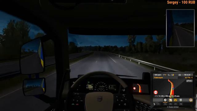 Euro Truck Simulator 2 [18+] БРЕСТ-КИПР 4400 км Едим с музыкой смотреть онлайн