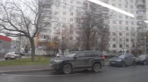 От метро "Орехово" до Каширского шоссе - едем на автобусе по улице Маршала Захарова