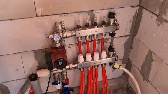 Проложили трубы для теплого пола. Опрессовка теплого пола смотреть онлайн