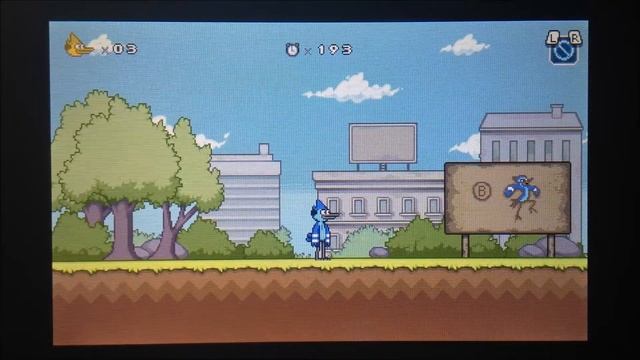 Regular Show: Mordecai and Rigby in 8-Bit Land (3DS) Gameplay смотреть онлайн