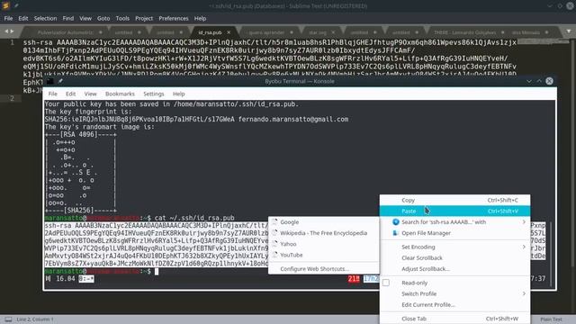 Configurando GIT no Linux com SSH смотреть онлайн