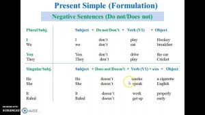 Present Simple Negative & Interrogative 16