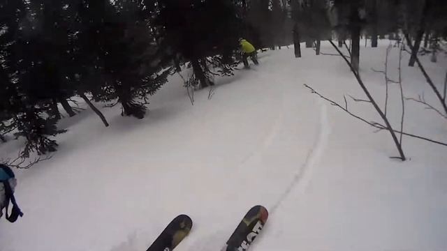 Шерегеш, день первый. Фрирайд-тур 2019.02.21 смотреть онлайн