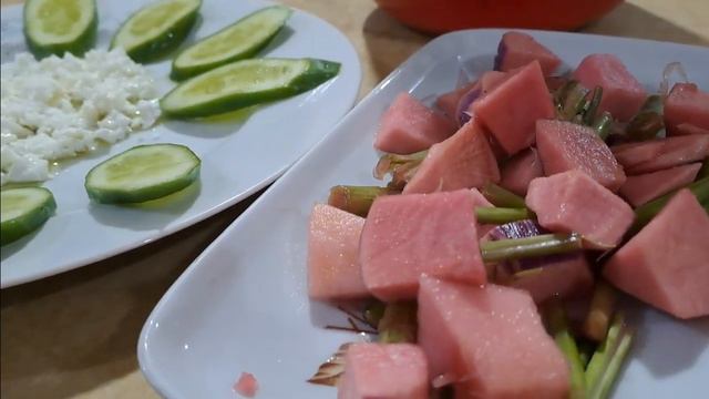 الاكيل قرص فلاحي بالحليب والقشطة البلدي و سردين وجبنة أناناس @galal2@galal3@galal6