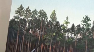 Как нарисовать сосну, сосновый лес, мастеркласс по живописи.
