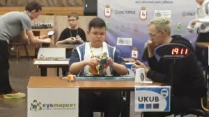 3.96 с - Единичная сборка часов Рубика на соревнованиях по спидкубингу Volga Nizhny Novgorod 2020