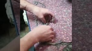 Лайфхак - как распутать цепь бензопилы самостоятельно