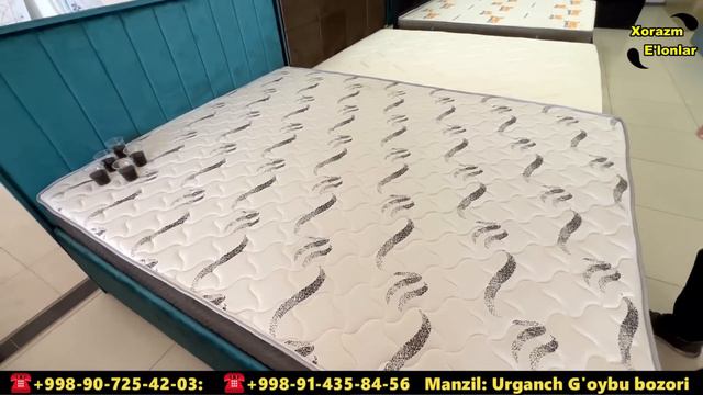 УРГАНЧДА ОПТОМ МАТРАС НАРХЛАРИ -10% СКИДКА | MATRAS NARXLARI XORAZM URGANCH #matras