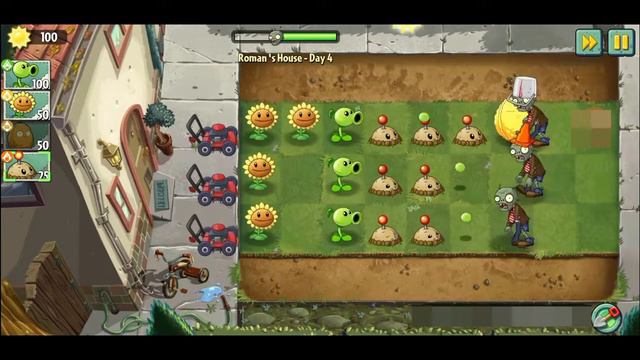 Plants vs Zombies 2 - Начало Игры + Древний Египет.Растения против зомби 2 смотреть онлайн