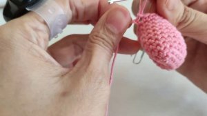 Pantera Rosa a crochet ( Piernas con pié)