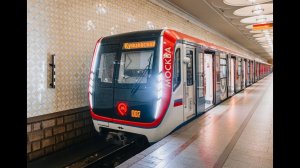 Поездка по Филёвской линии на составе 81-765.2 "Москва"