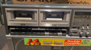 vintagemoscow. магнитола sharp gf 525E